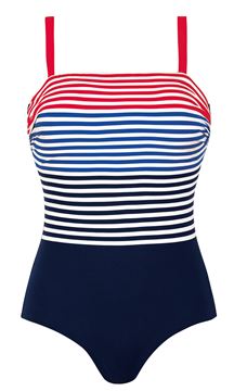 Immagine di PLUS SIZE SWIM SUIT STRIPED BODICE